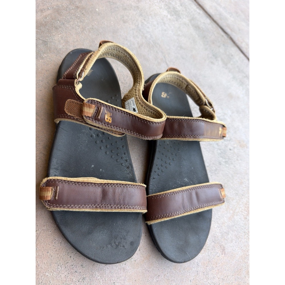 New Balance WR2102WSK Traverse Leather Sandals Brown Men's/Women's Size 9